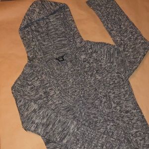 Thick Knit Sweater Hoodie